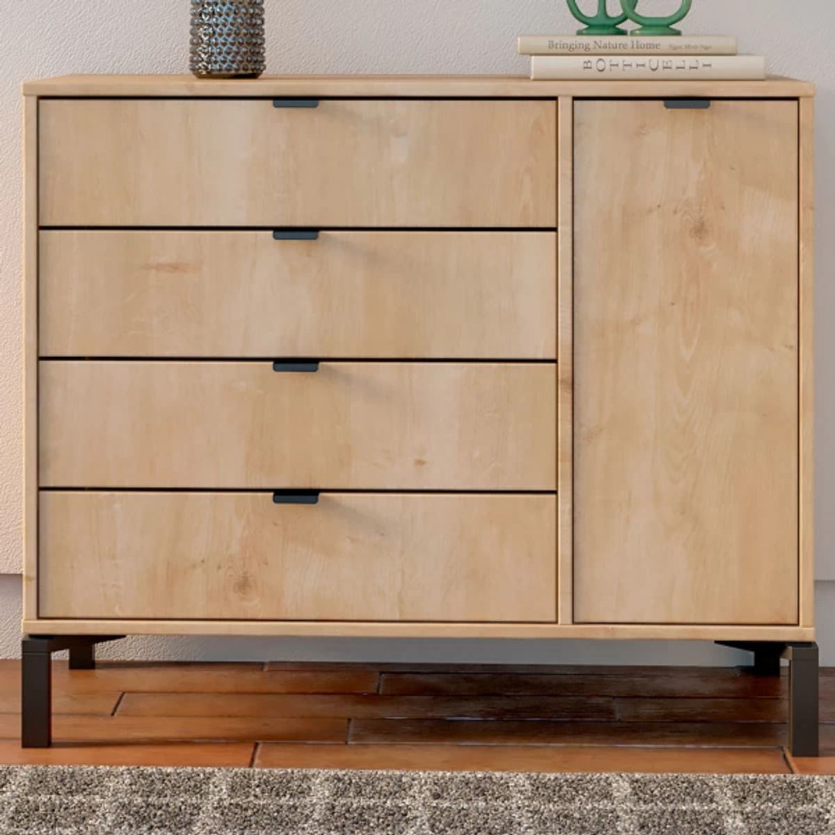 TU MESITA - Cómoda Juvenil Mariana color Marrón TU MESITA