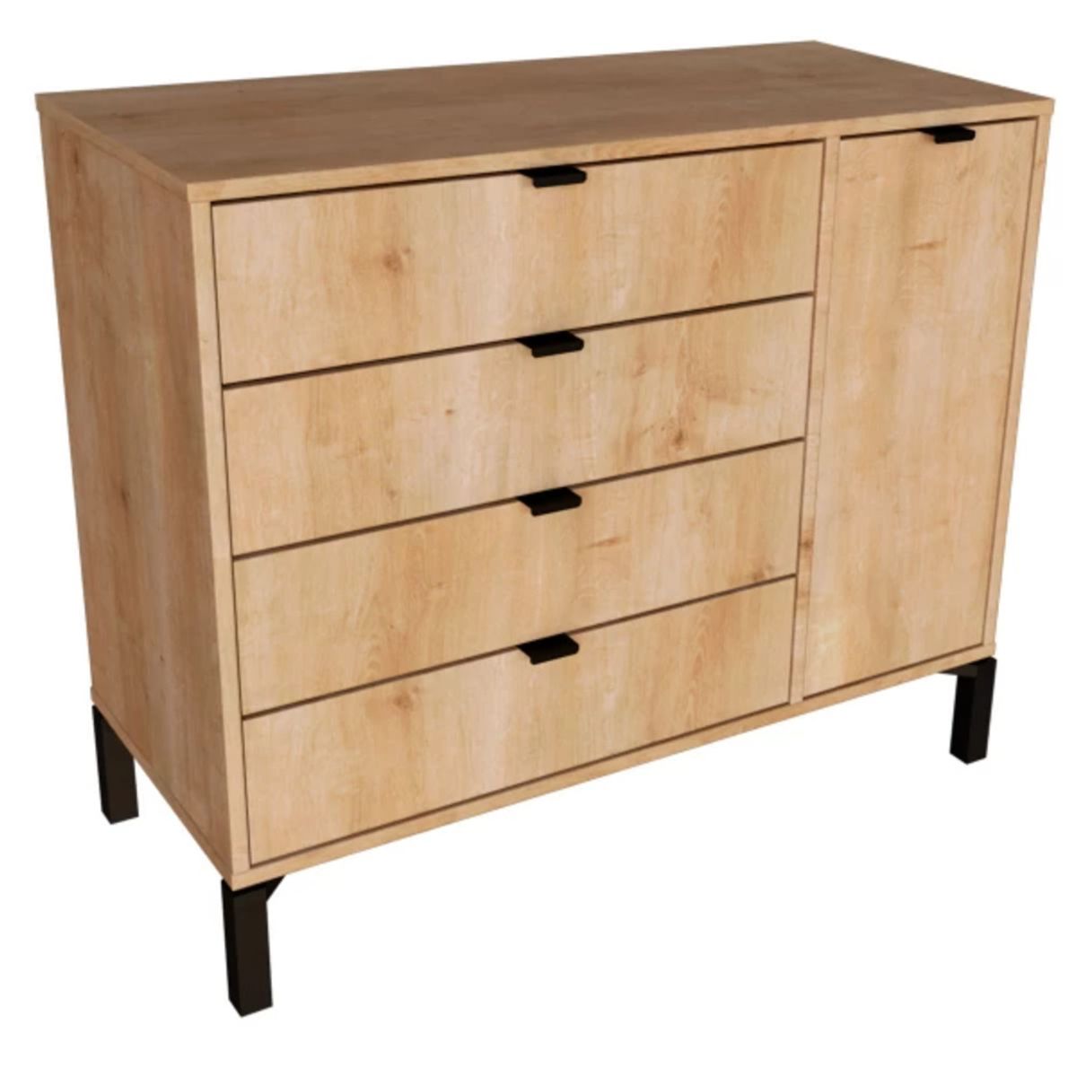 TU MESITA - Cómoda Juvenil Mariana color Marrón TU MESITA