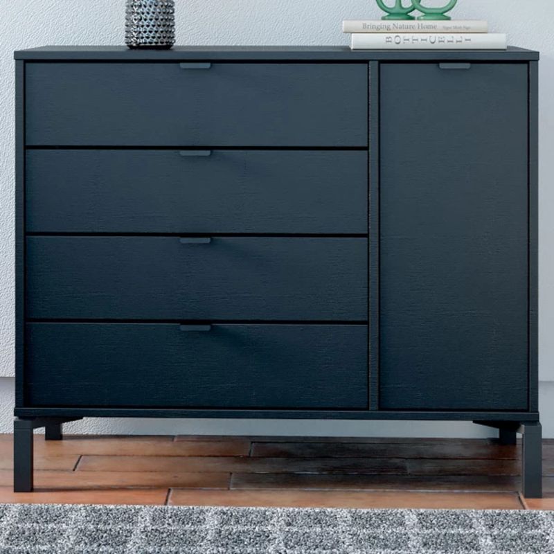 TU MESITA - Cómoda Juvenil Mariana color Negro TU MESITA