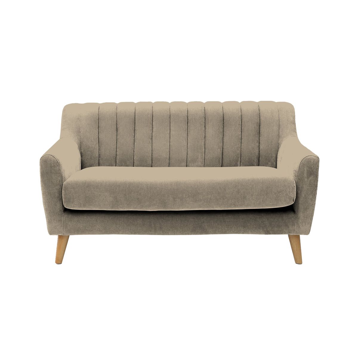 BARAKA HOME - Sofá Vintage Louth Cong 3 Cuerpos - Beige Claro