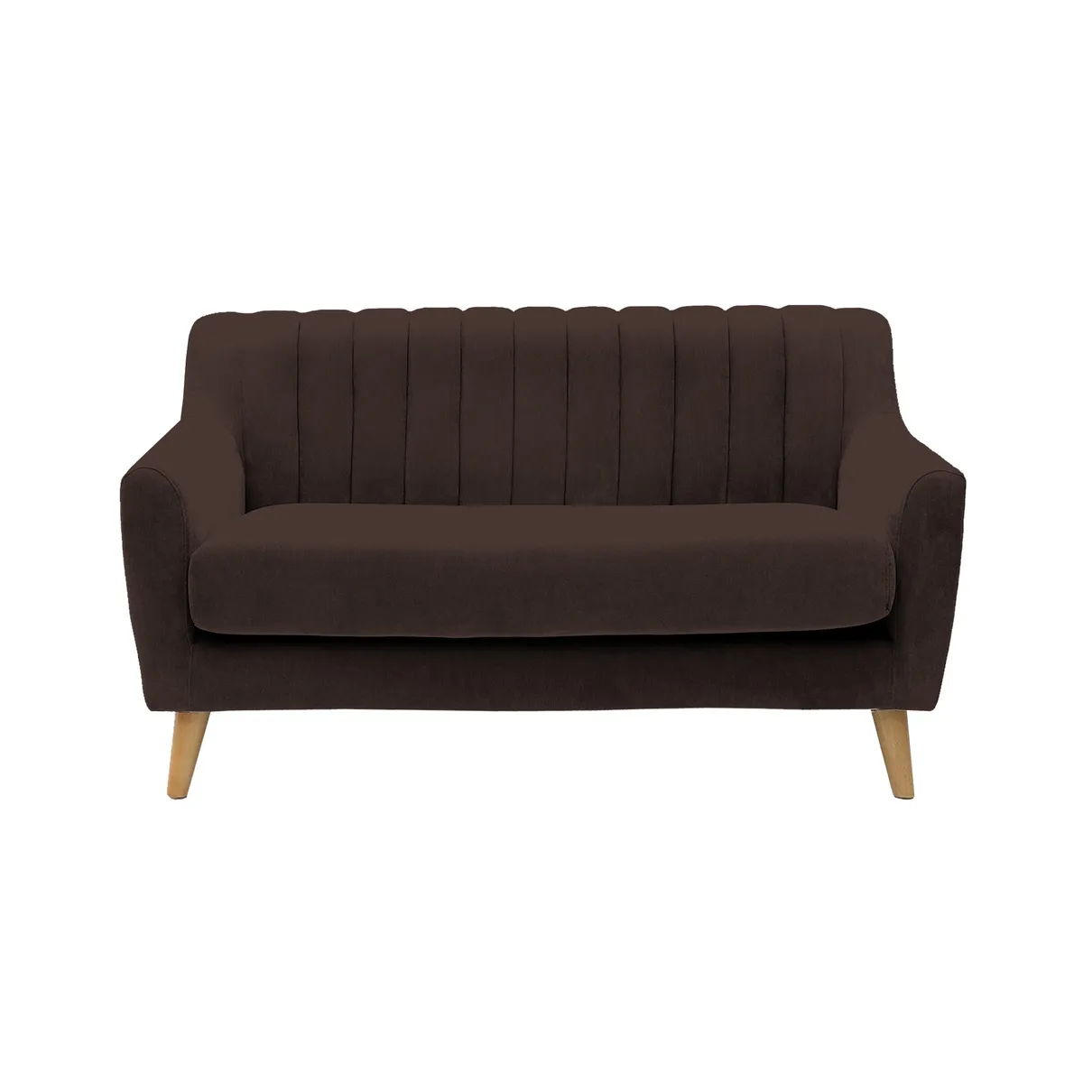 BARAKA HOME - Sofá Vintage Louth Cong 3 Cuerpos - Chocolate