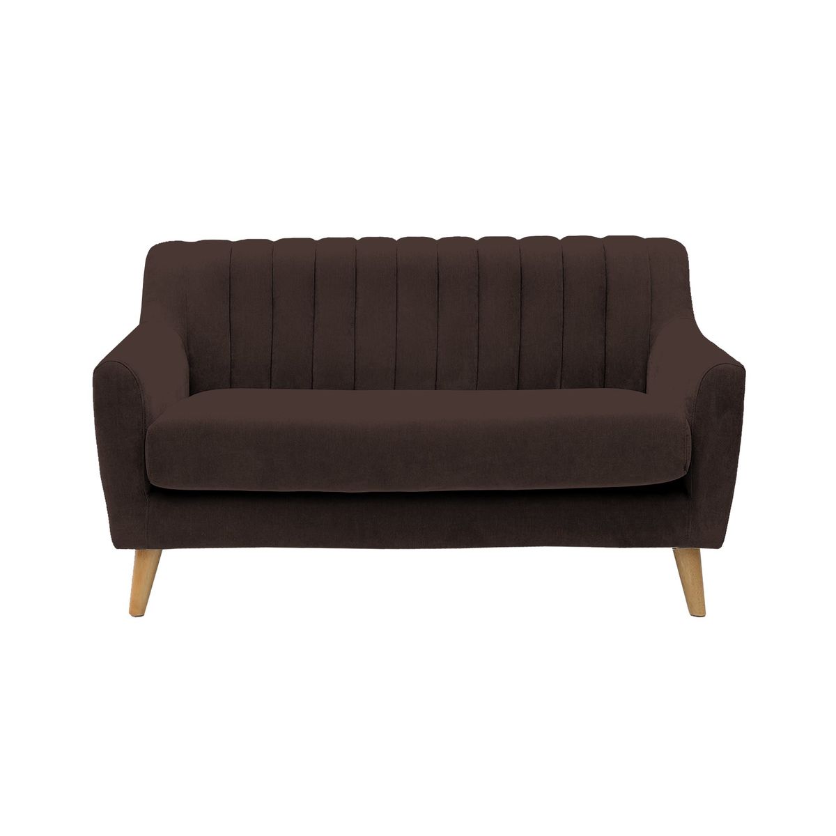 BARAKA HOME - Sofá Vintage Louth Cong 3 Cuerpos - Chocolate