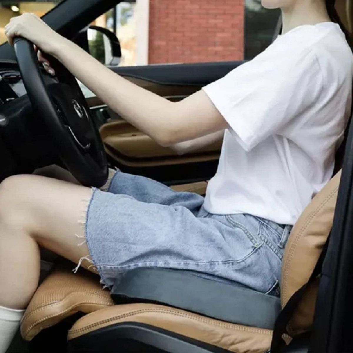 GENERICO - Cojín Asiento Gel Viscoelastico Coxis Ortopédico