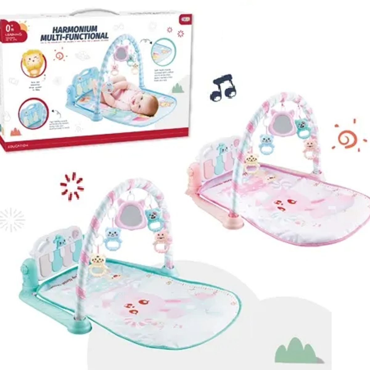 GENERICO - Gimnasio para Bebés con Piano Musical