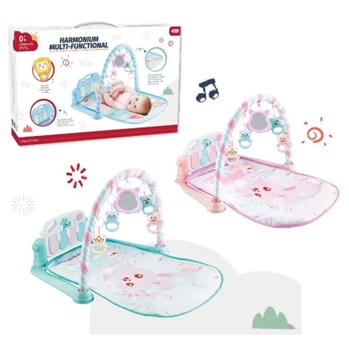 GENERICO - Gimnasio para Bebés con Piano Musical