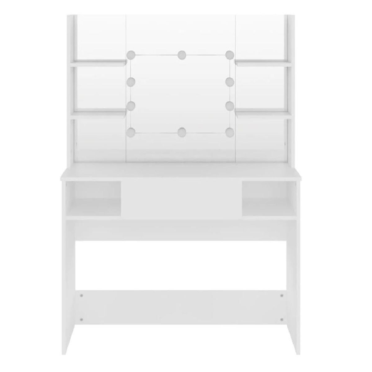 TU MESITA - Tocador Juvenil TU MESITA Olimpia color Blanco 1 cajón mas espejo