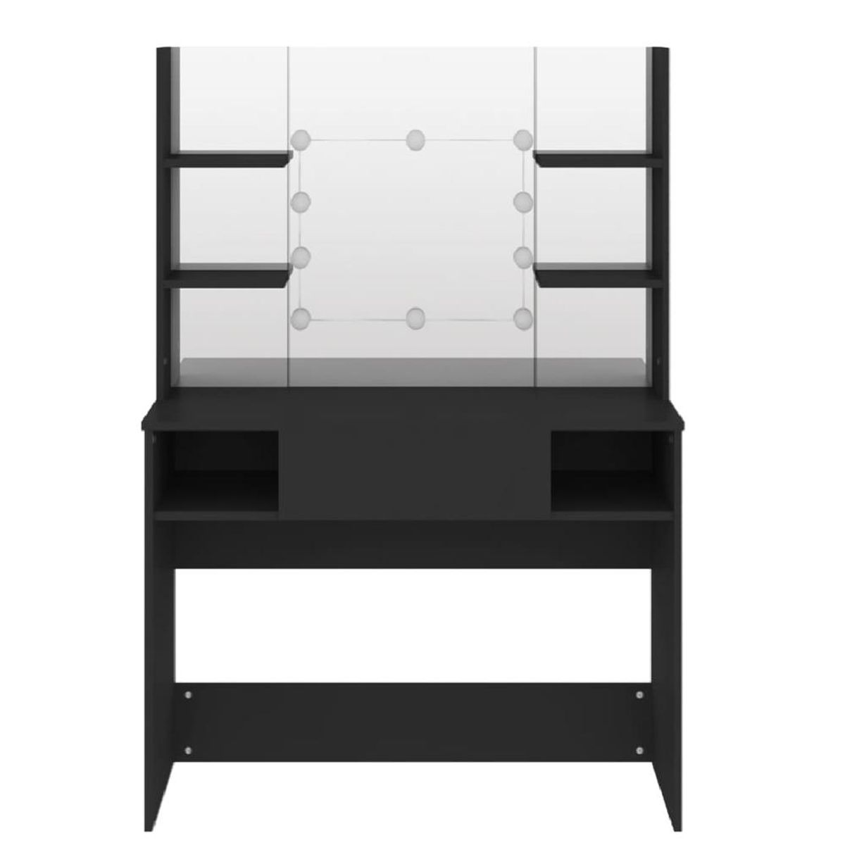 TU MESITA - Tocador Juvenil TU MESITA Olimpia color Negro 1 cajón mas espejo