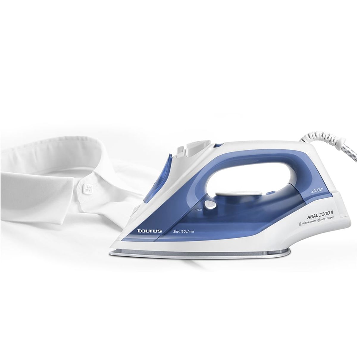 TAURUS - Plancha Taurus a Vapor ARAL 2200 II Azul