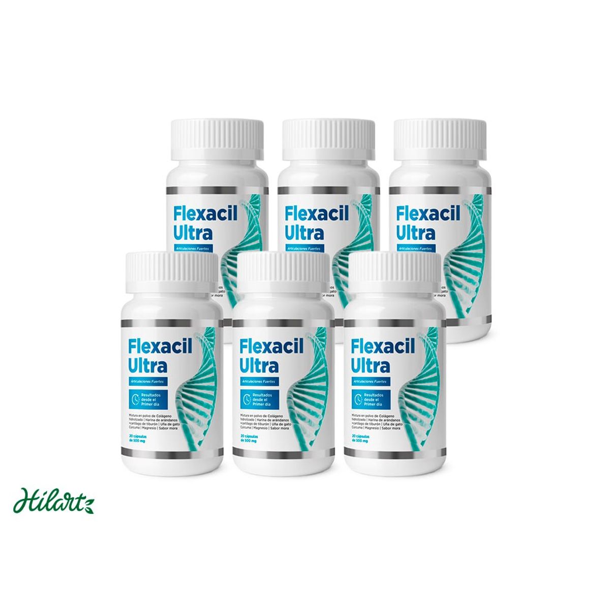 FLEXACIL - FLEXACIL ULTRA - pack x 6 - CAPSULAS para molestias articulares y óseas