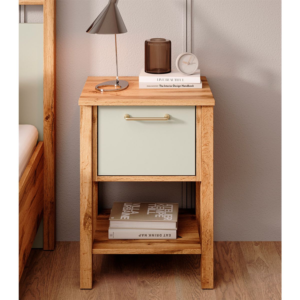 GENERICO - Velador Mesa De Noche Beretta - Gaudi