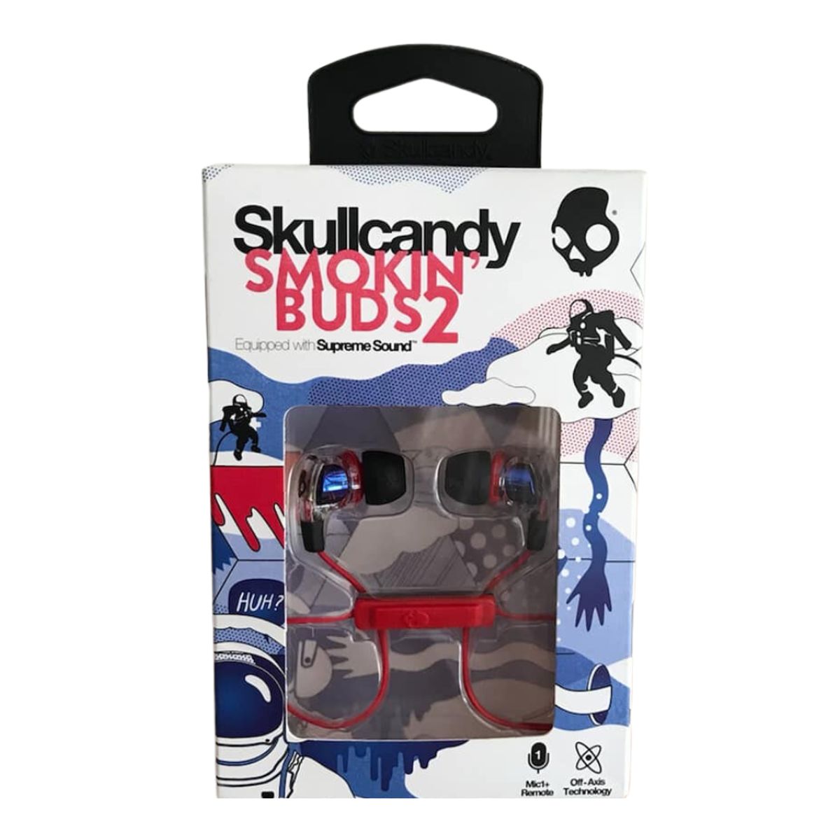 SKULLCANDY - Audífono Alámbrico Skullcandy Smokin Buds 2 con Micrófono Integrado-AR
