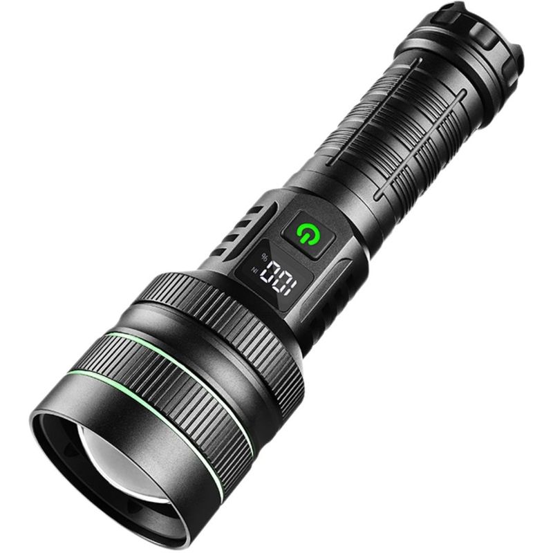 LIDIMI - Linterna de Luz Intensa Recargable Zoom 3000M 60W LIDIMI LD-L672A