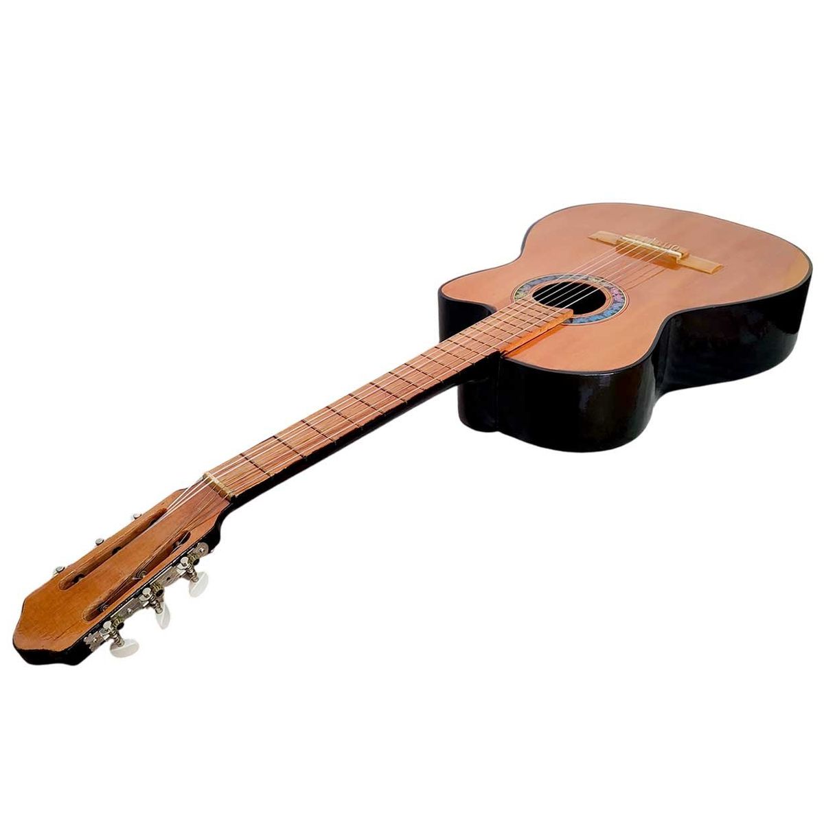 MALLKU - Guitarra Acustica Media Luna Nacional con Cuerdas Nylon