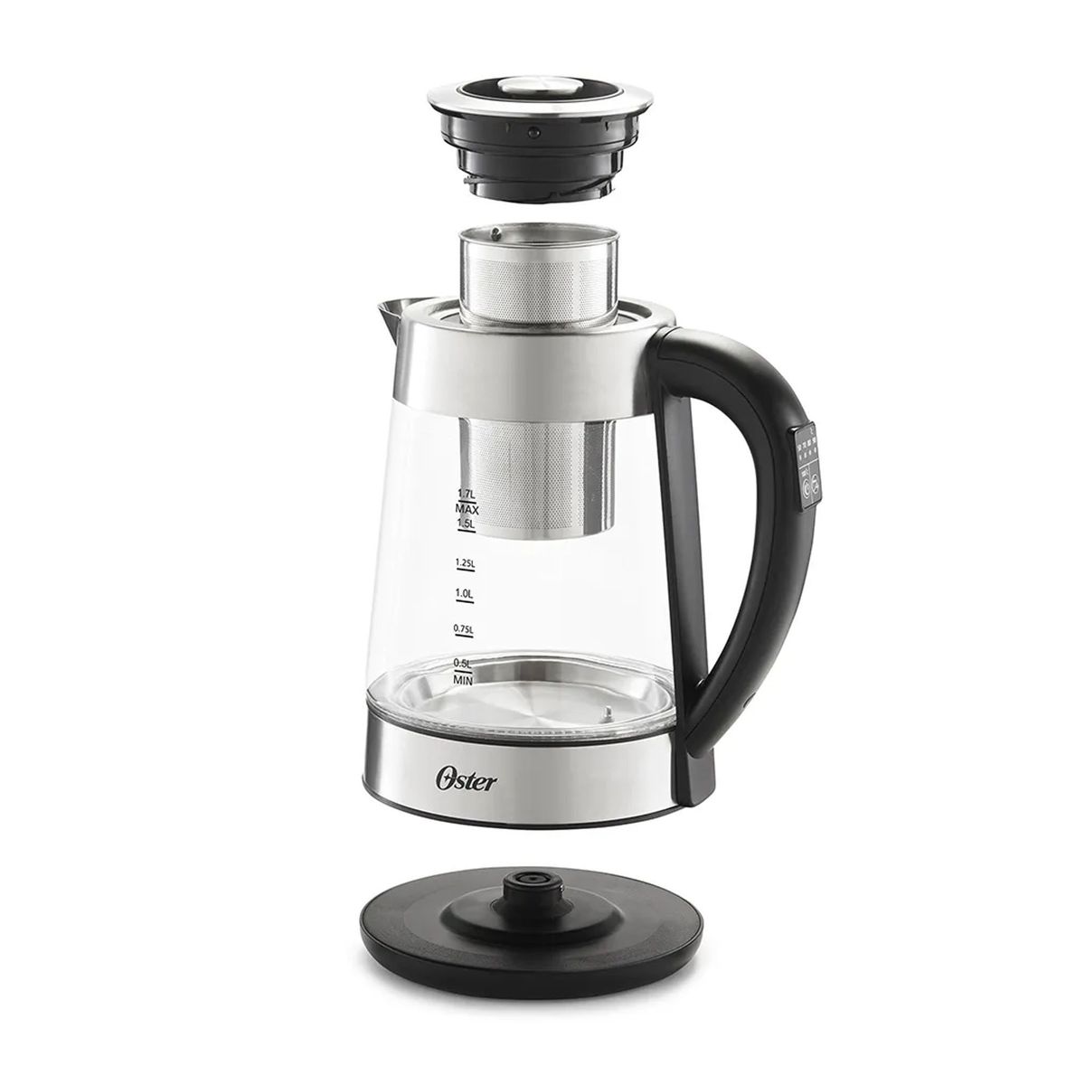 OSTER - Hervidor Oster Eléctrico De Vidrio Con Infusor BVSTKT8990