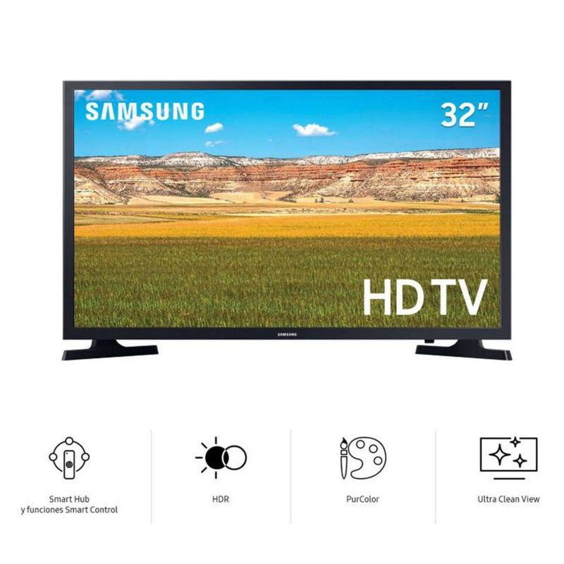 SAMSUNG - Televisor Samsung UN32T4202AGXPE 32 pulgadas LED HD Smart Tv