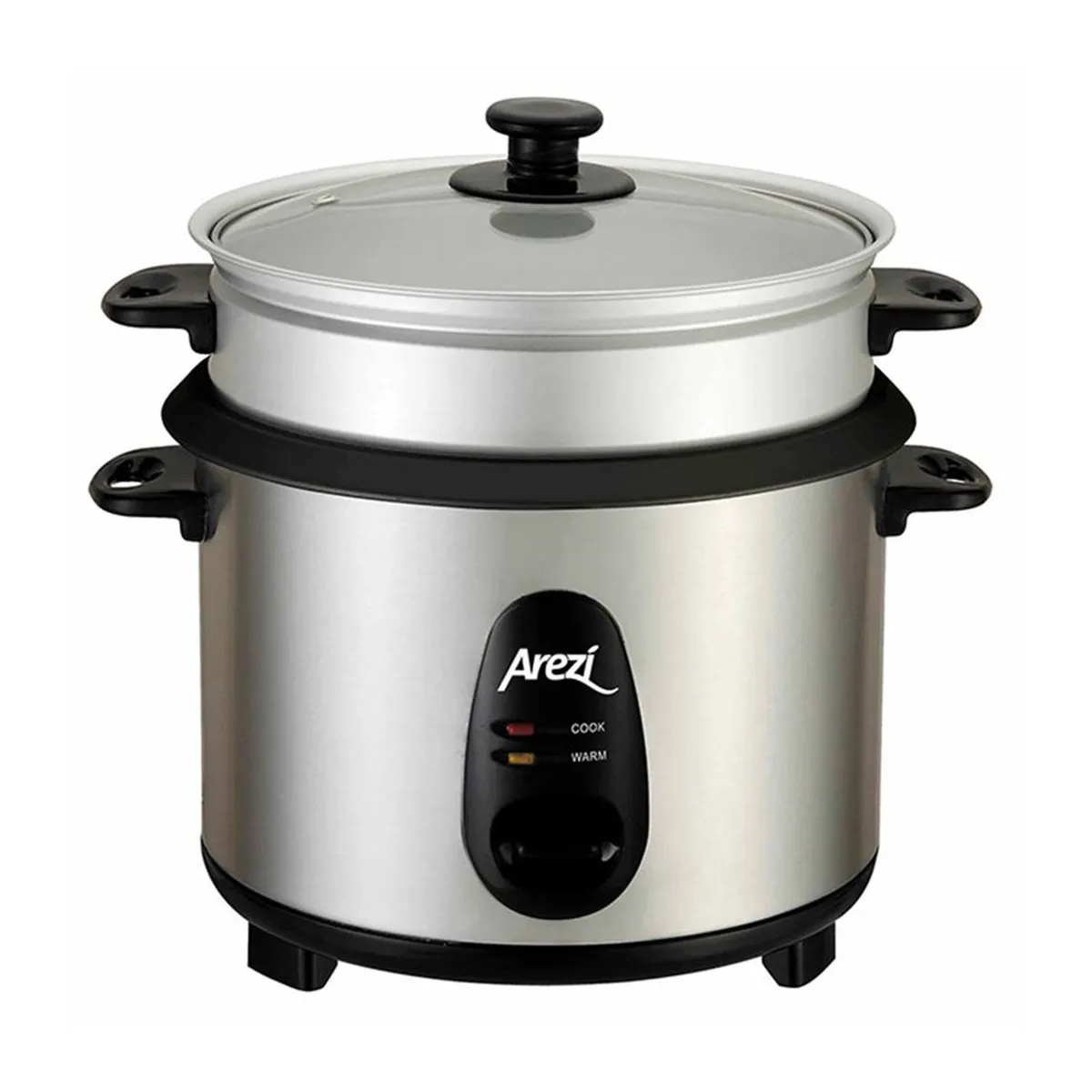 AREZI - Olla Arrocera Arezi ARC18S Metalica 18lts con Vaporizador
