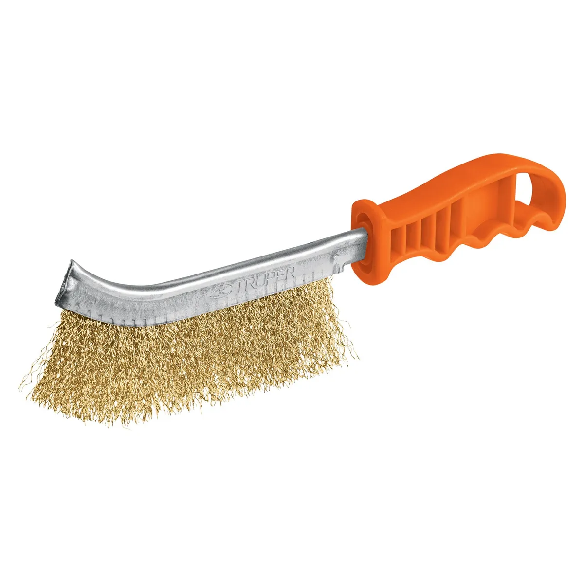 TRUPER - Escobilla Cepillo de Alambre Ondulado Curva 11540 Truper
