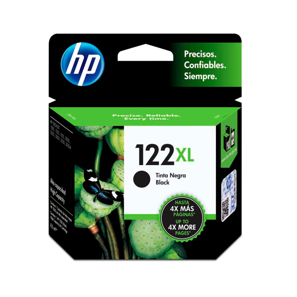 HP - CARTUCHO DE TINTA HP 122XL NEGRO 480 PAG PARA HP 1000 PN CH563HL