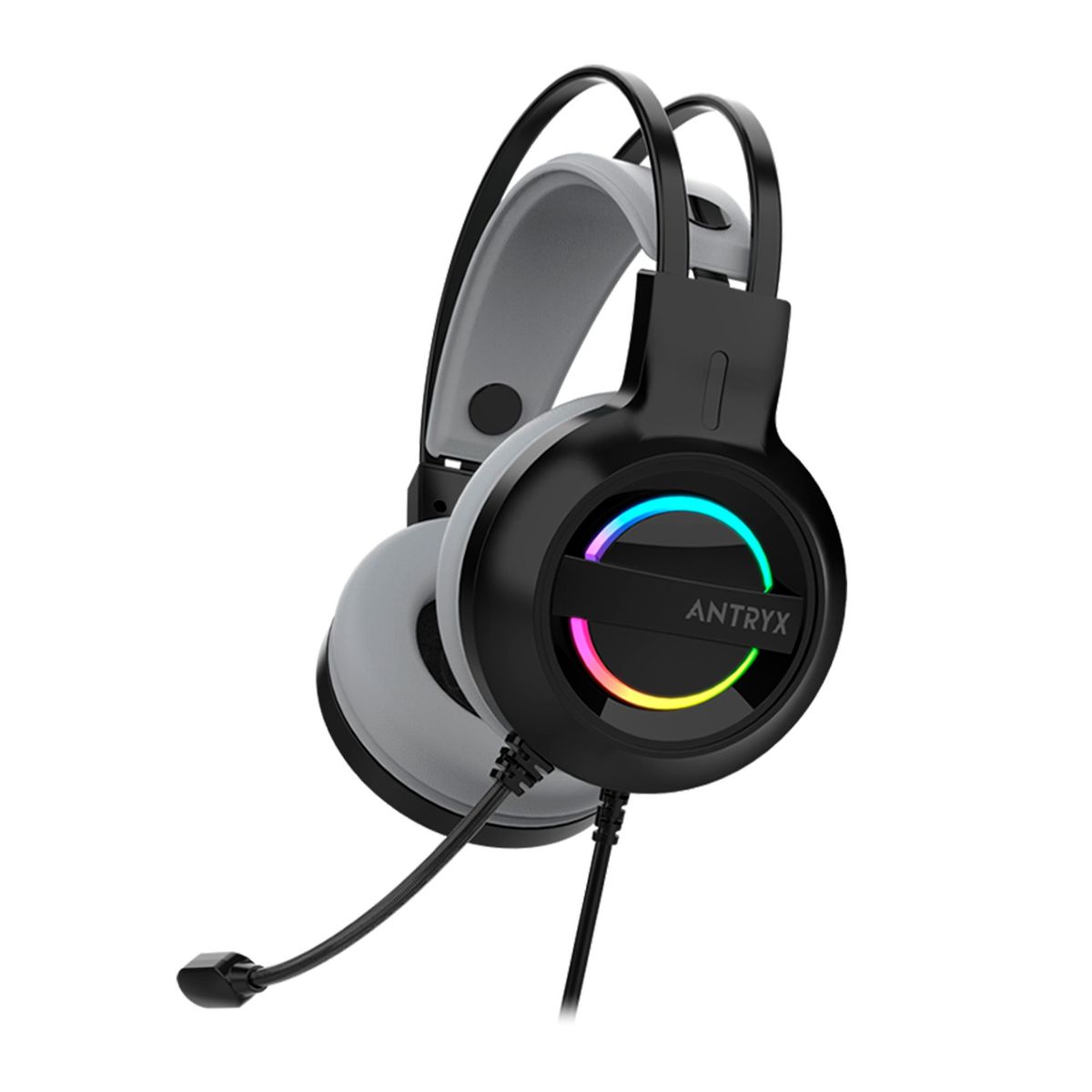 ANTRYX - AUDIFONO CON MICROFONO ANTRYX IRIS-K GRIS 71 USB PN AGH-7100KGY