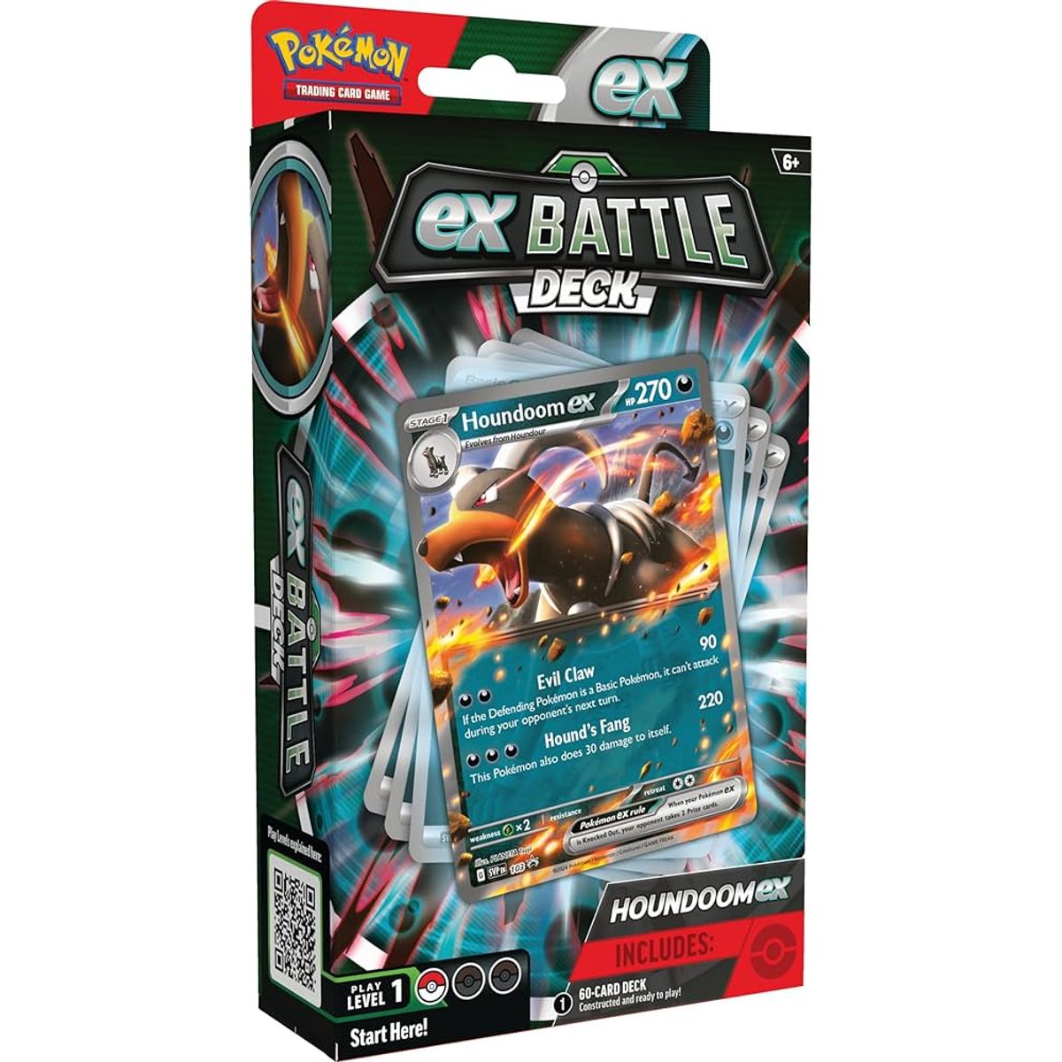 POKEMON - Cartas Pokemon TCG Ex Battle Deck Houndoom Inglés