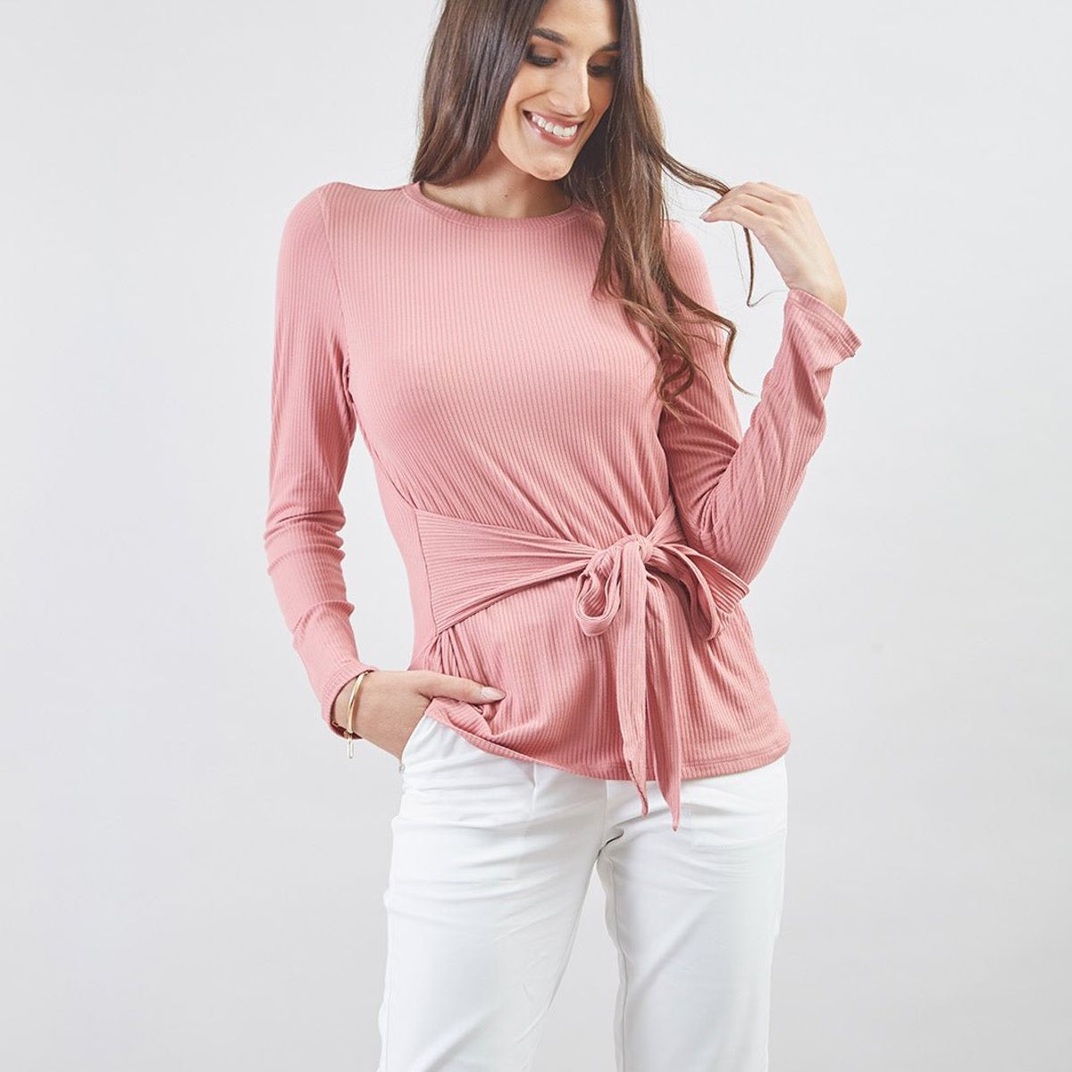 MICHELLE BELAU - POLO MANGA LARGA PL01194RMR TROD S