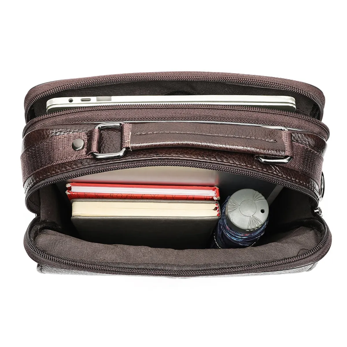 ARMUZ - MORRAL DE CUERO  PARA LAPTOP 13.3" - A4 / CÓD.6172