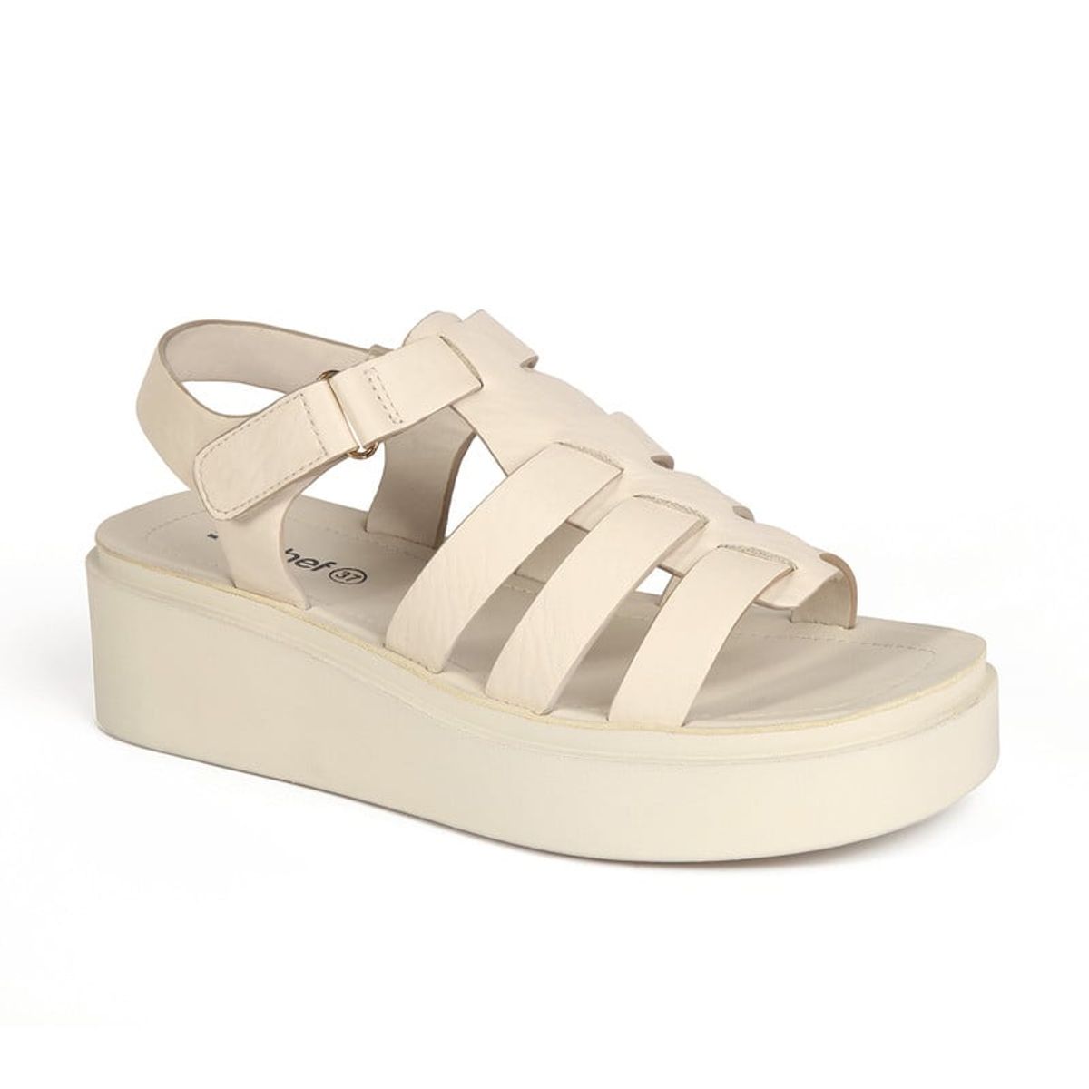 STHEF - Sandalia con correa Mujer 7751 OFF WHITE-STHEF