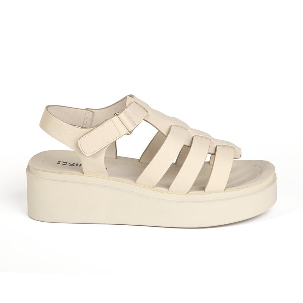 STHEF - Sandalia con correa Mujer 7751 OFF WHITE-STHEF
