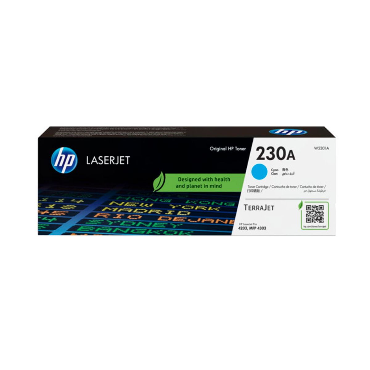 HP - TONER HP 230A CIAN 1800 PAG LJ PRO MFP 4303FDW 4203DW PN W2301A