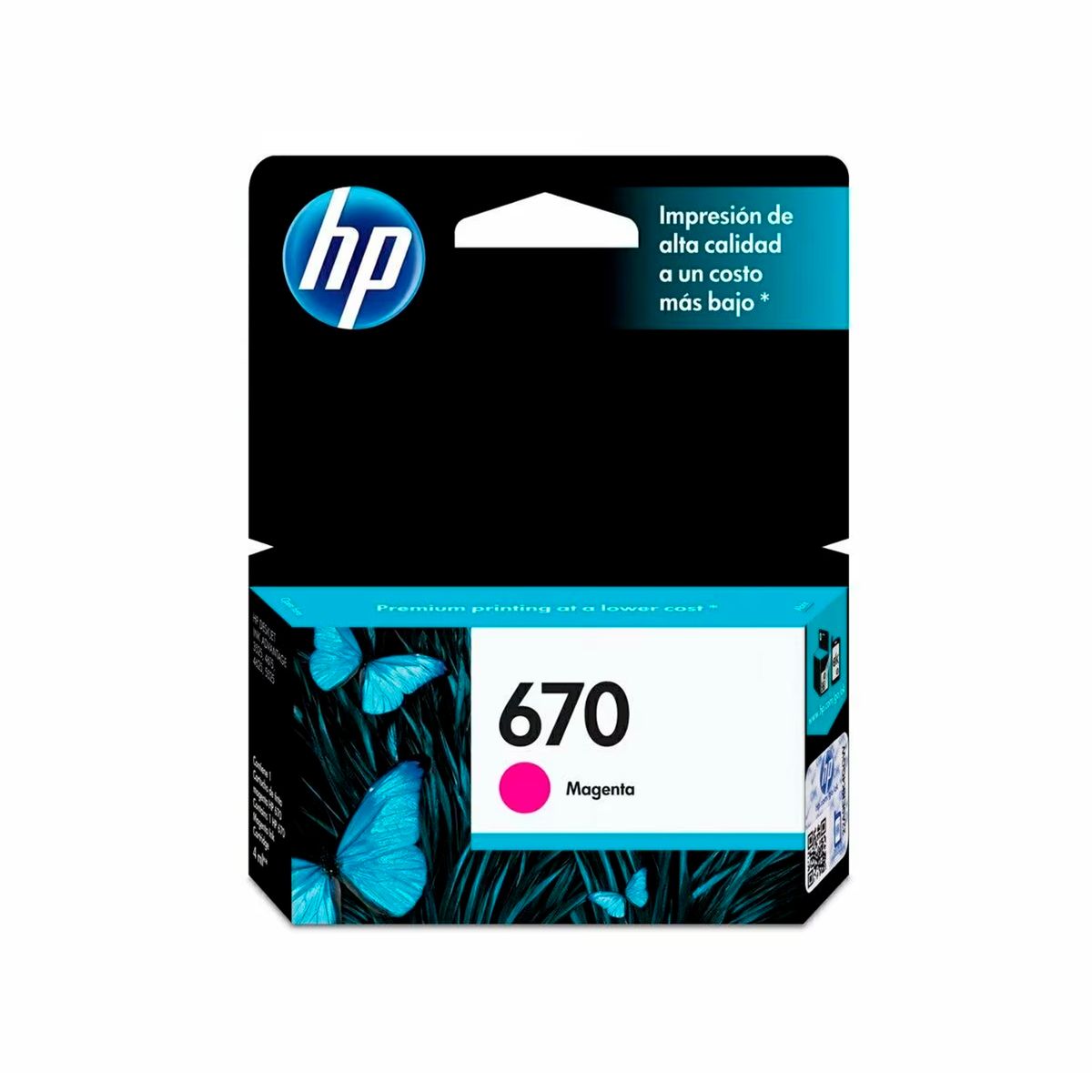 HP - TINTA HP 670 MAGENTA 300 PAG DESKJET INK ADV 35254615 PN CZ115AL