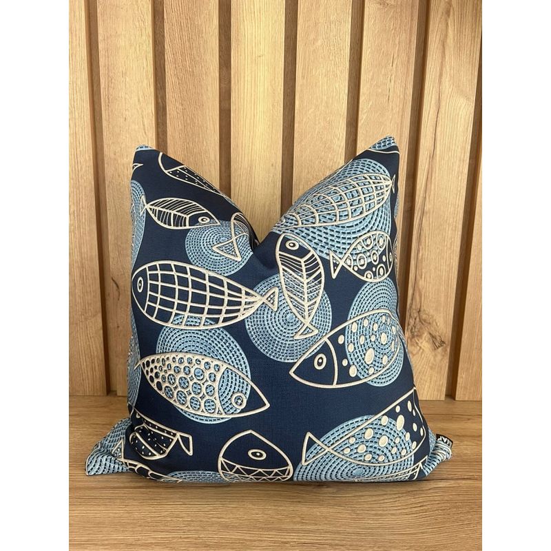 MAP DESIGN HOME - Funda De Cojin Deco Peces 45 x 45 cm