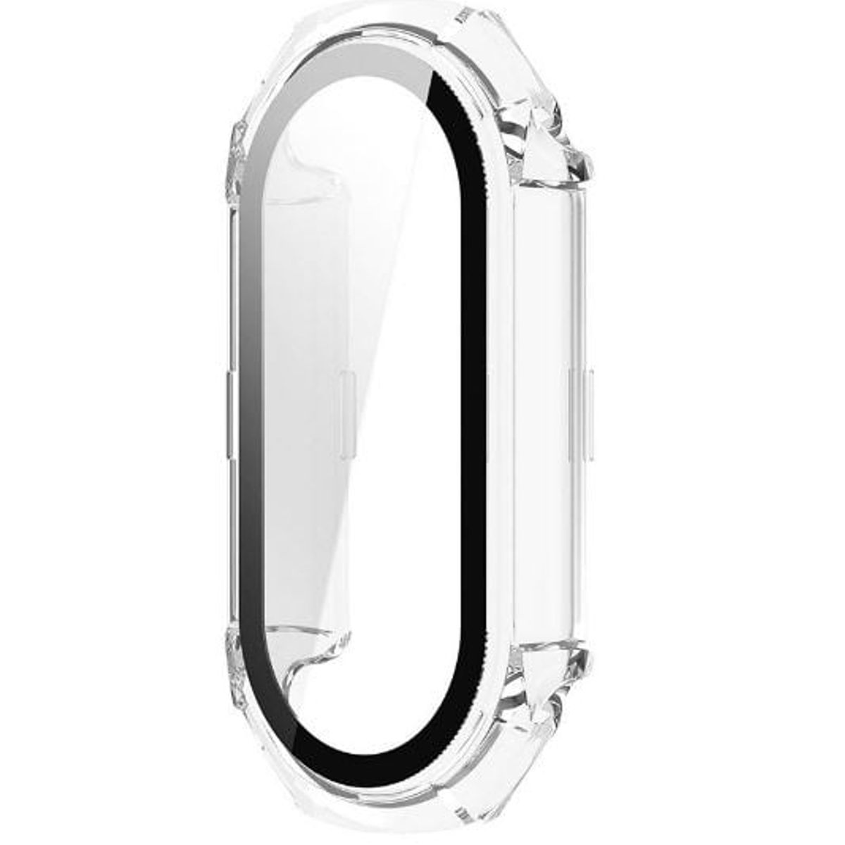 GENERICO - CORREA NYLON + BUMPER PARA  XIAOMI BAND 8 VIOLETA