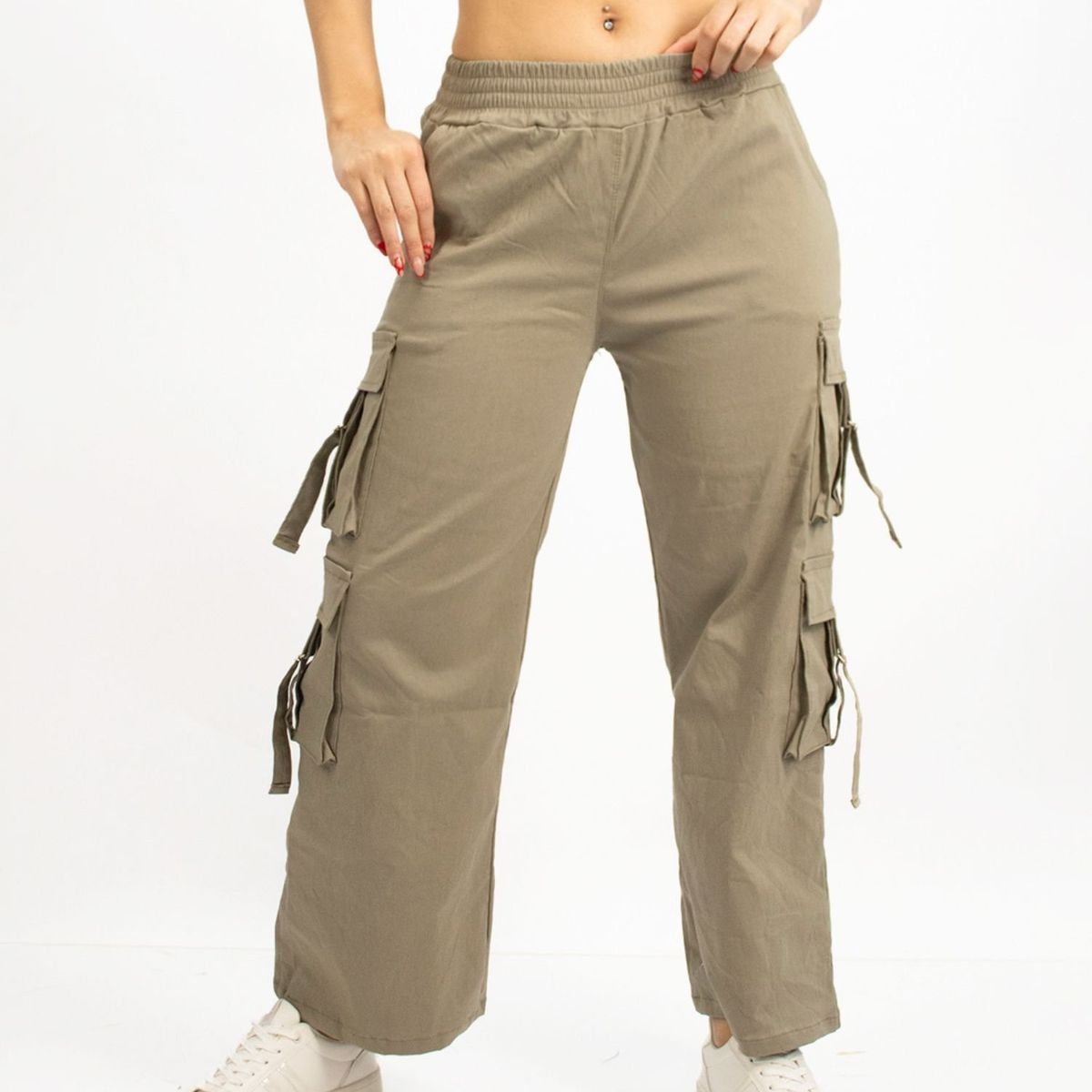 ENKI - Pantalón Cargo Divina Urban Stretch para Mujer