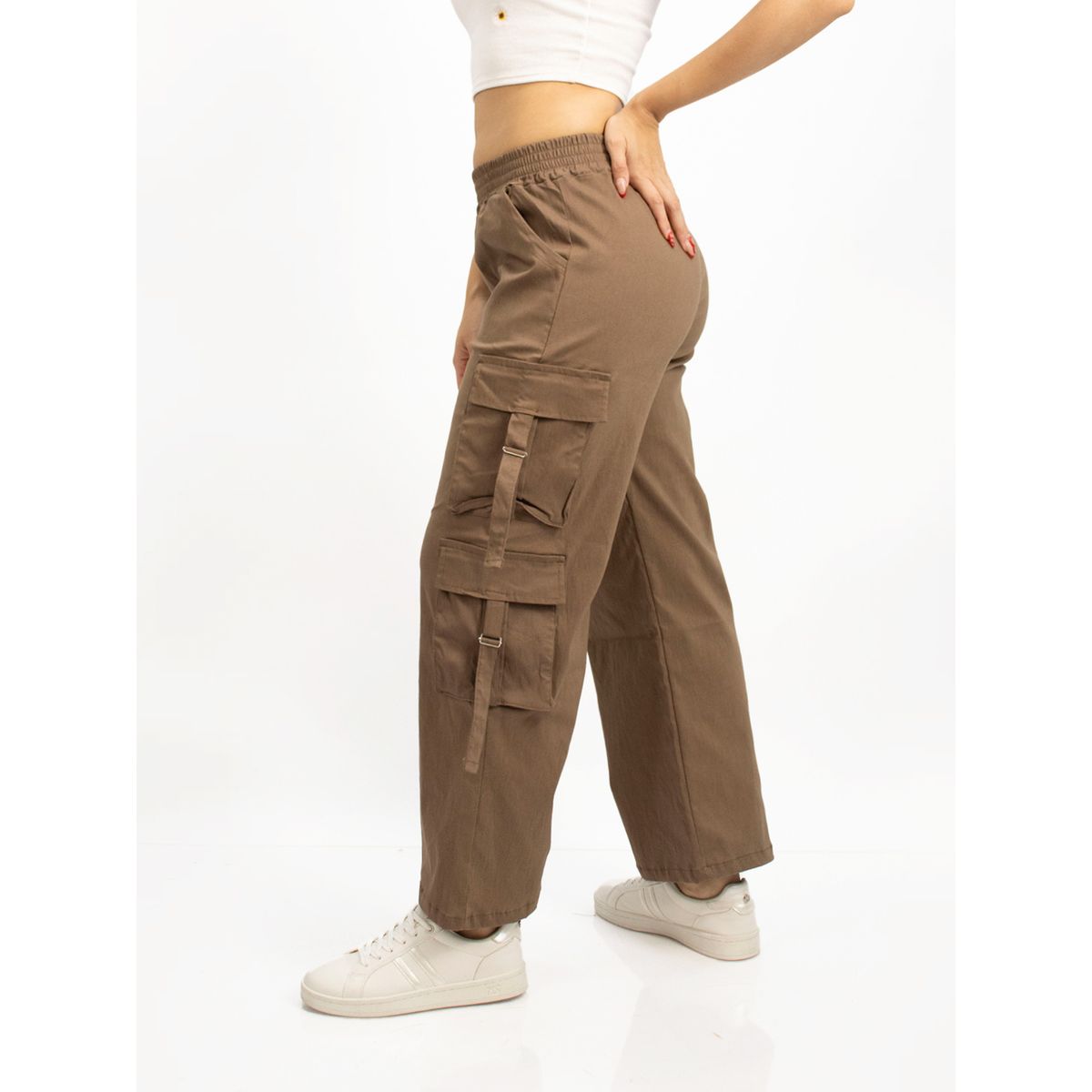 ENKI - Pantalón Cargo Divina Urban Stretch para Mujer