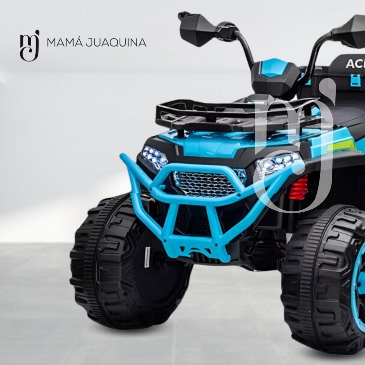 GENERICO - Cuatrimoto a Batería Musical «ZAYDEN» Sky Blue