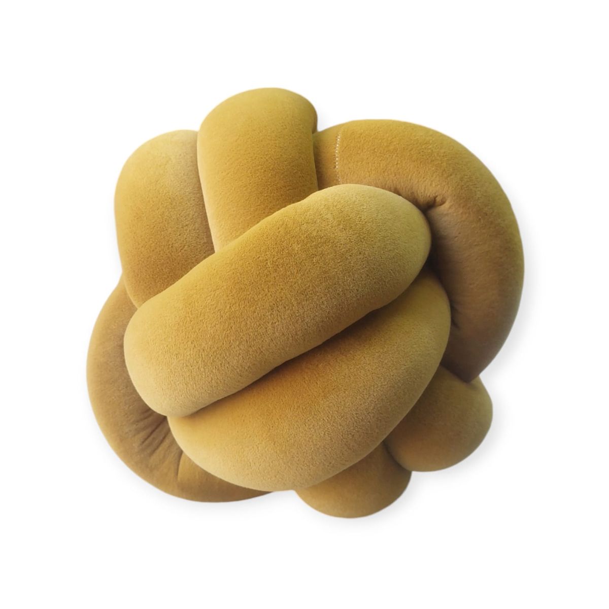 GENERICO - Cojín Nudo Amarillo Canario 30 cm