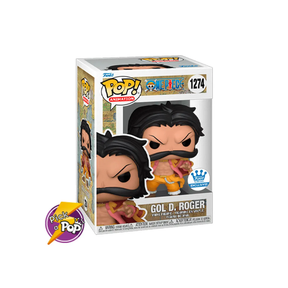 FUNKO - ONE PIECE GOL D ROGER FUNKO POP EXCLUSIVO 1274