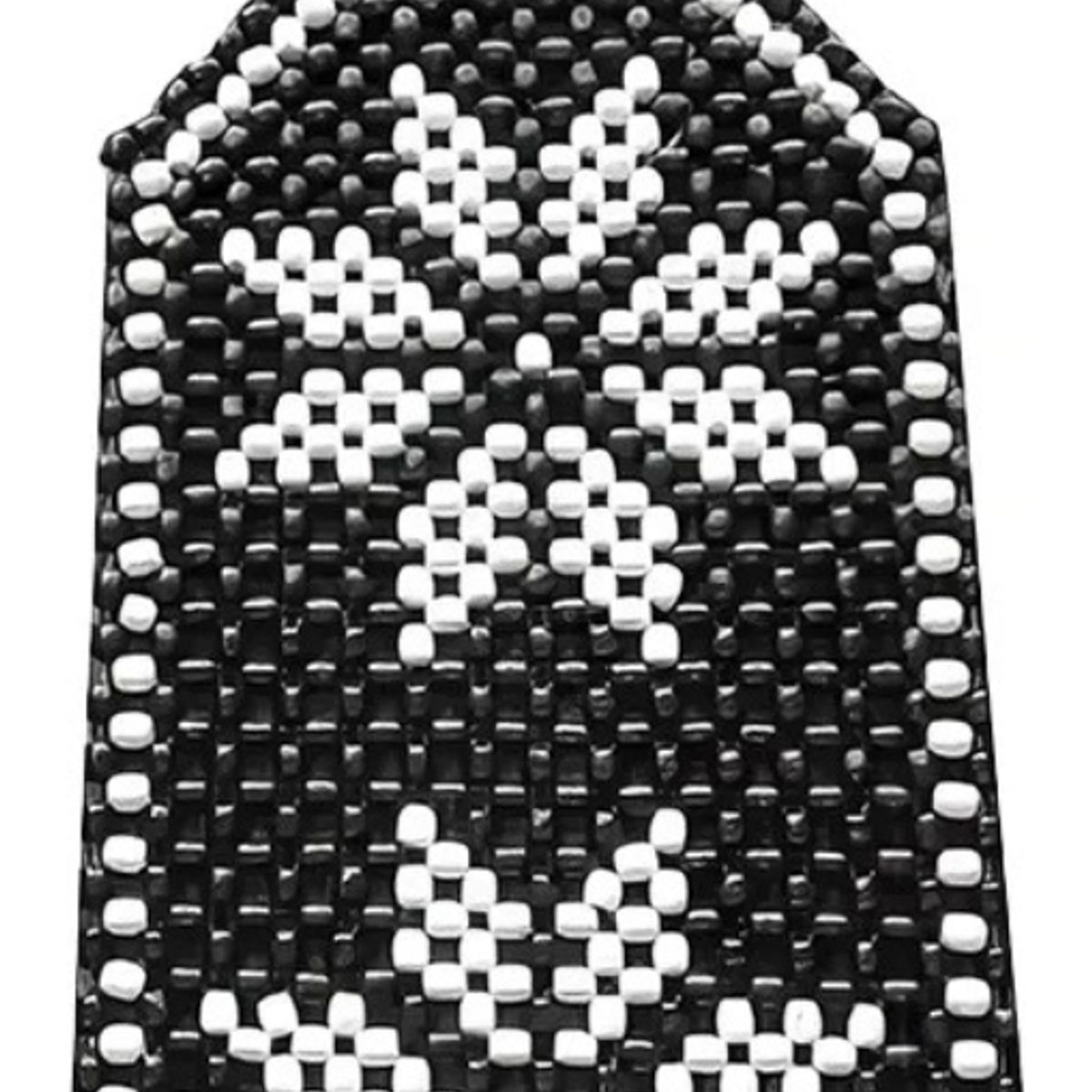 GENERICO - Respaldar de Auto Bolita con Cabecera Hilo Reforzado Negro