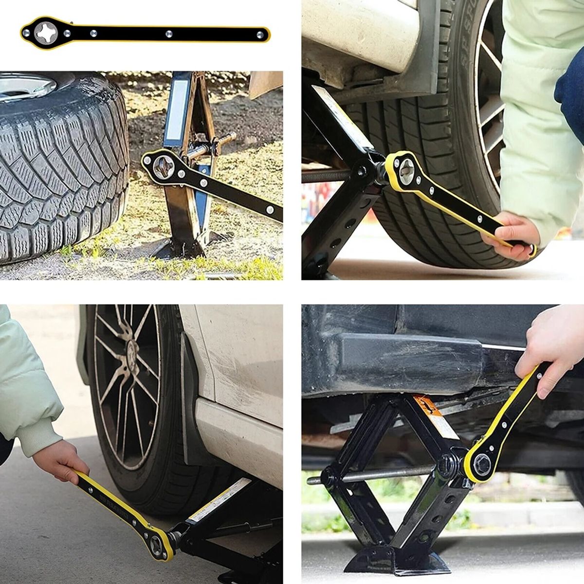 GENERICO - Gata Castillo Tijera 2 Toneladas Auto Suv Y Llave especial