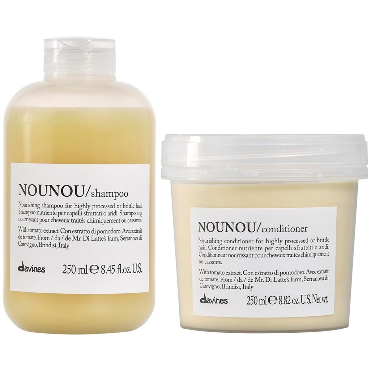 DAVINES - Shampoo Nutritivo 250ml + Acondicionador Davines Nounou