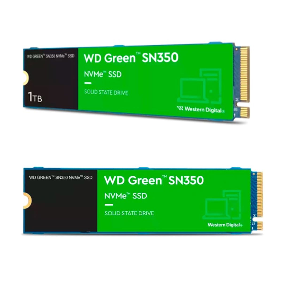 WESTER DIGITAL - UNIDAD DE ESTADO SÓLIDO WD GREEN SN350 NVME 1TB M.2 2280