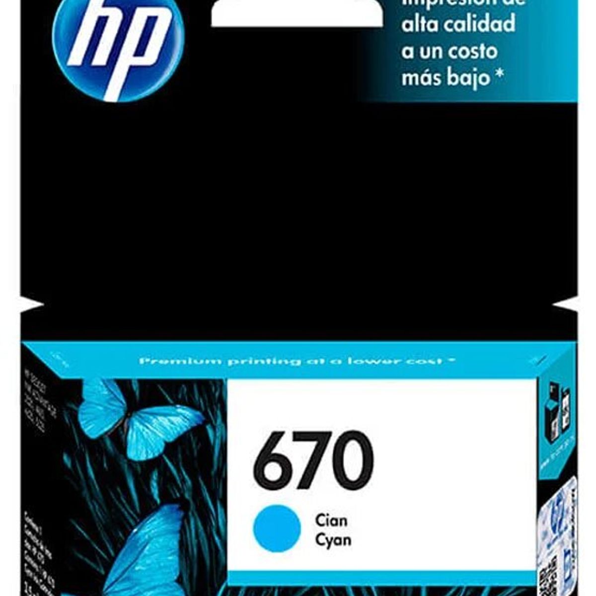 HP - CARTUCHO DE TINTA HP 670 CYAN (CZ114AL)