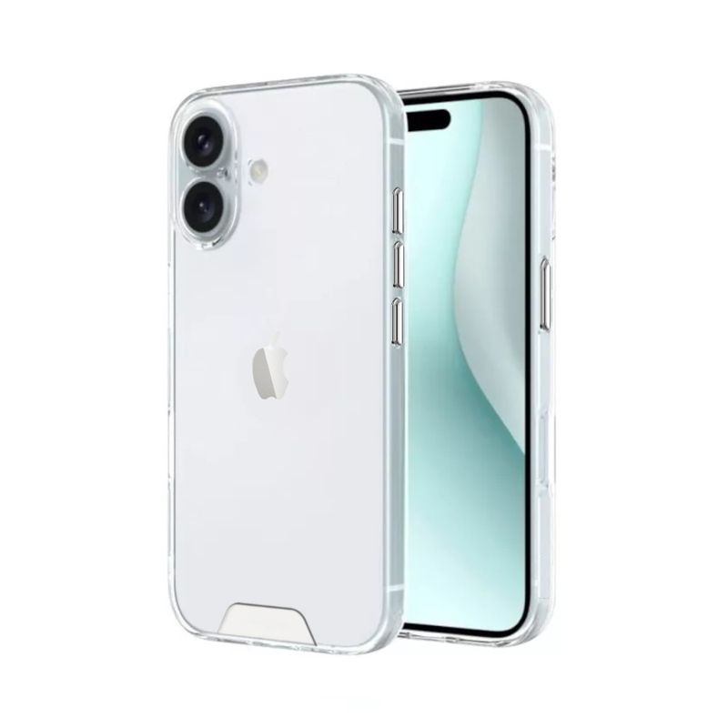 SPACE - Case Transparente Compatible con iPhone 16 Space