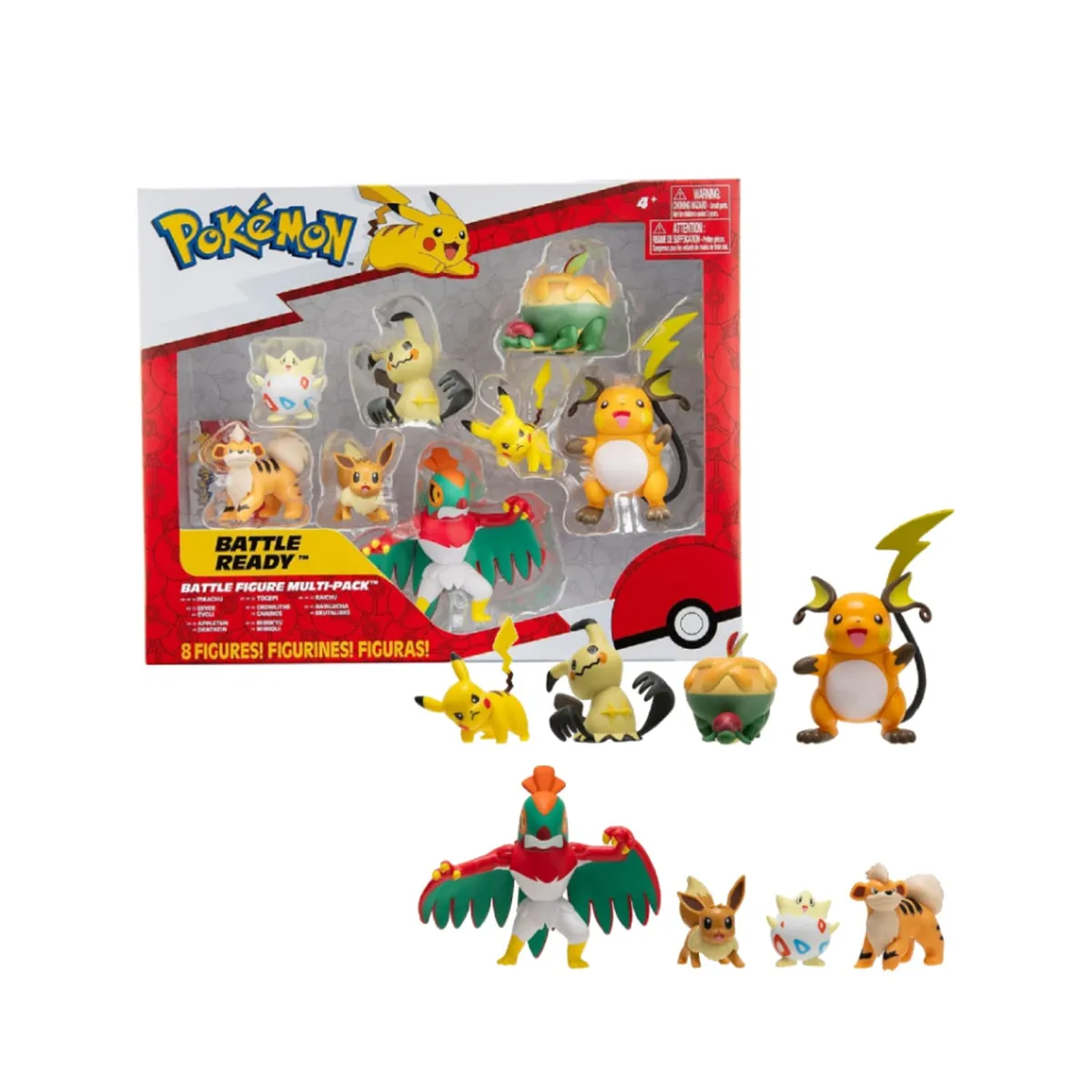 POKEMON - Pokemon Jazwares 8 Pack Raichu