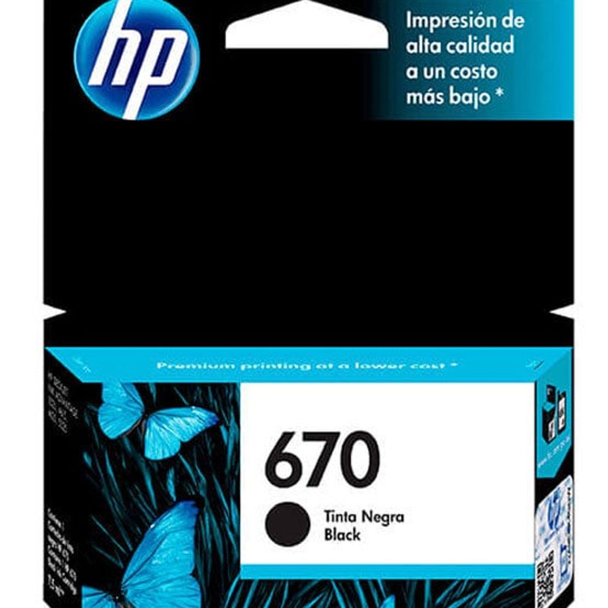 HP - CARTUCHO DE TINTA HP 670 NEGRO (CZ113AL)