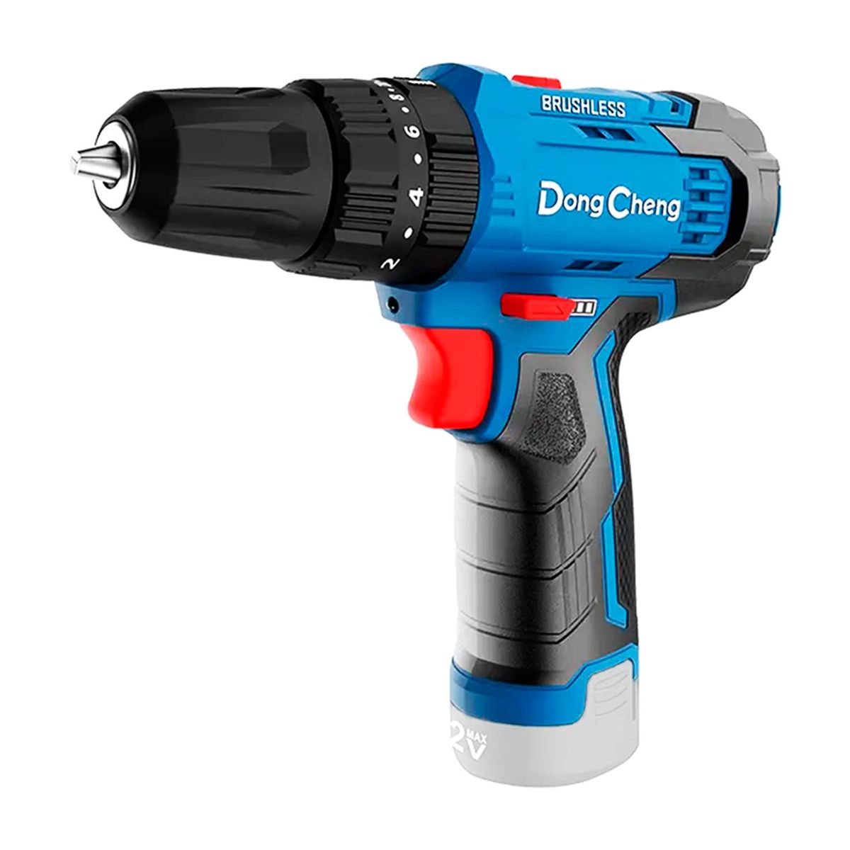 DONGCHENG - Combo Industrial Taladro Percutor + Atornillador Impacto 12V Brushless