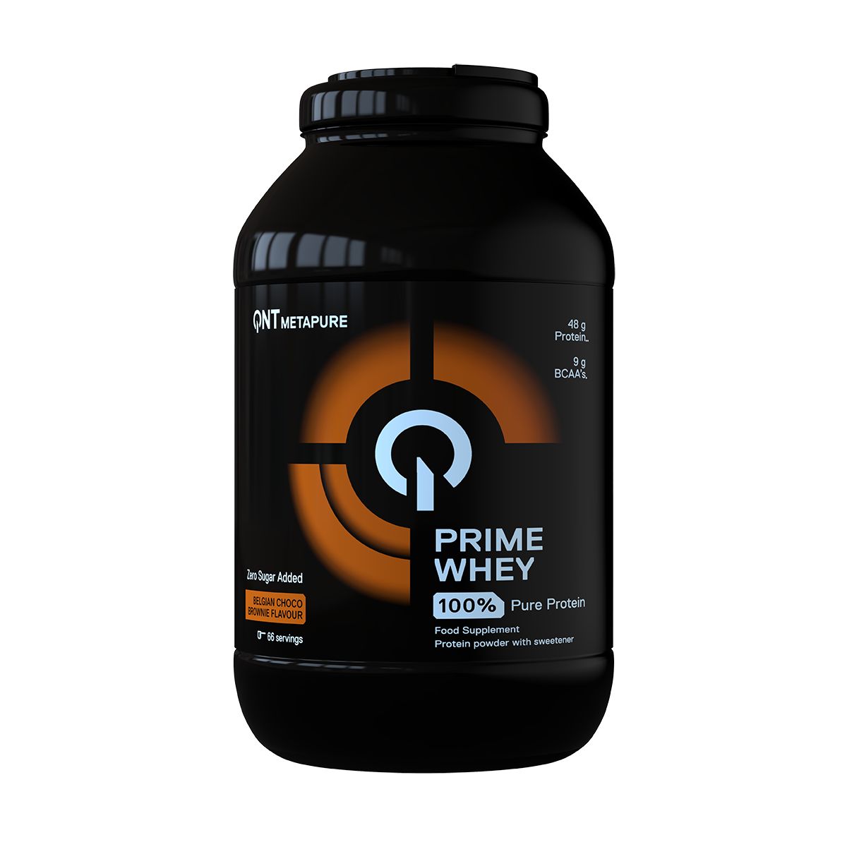 QNT - Proteina Prime Whey 4.4 Lb Chocolate Belga + Creatina 300g + Shaker QNT