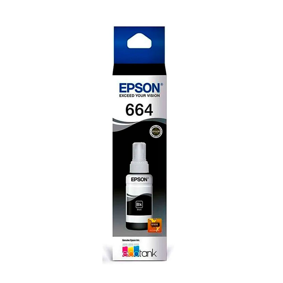 EPSON - TINTA EPSON 664 NEGRO 70ML PARA L110L120L121L200L220 PN T664120
