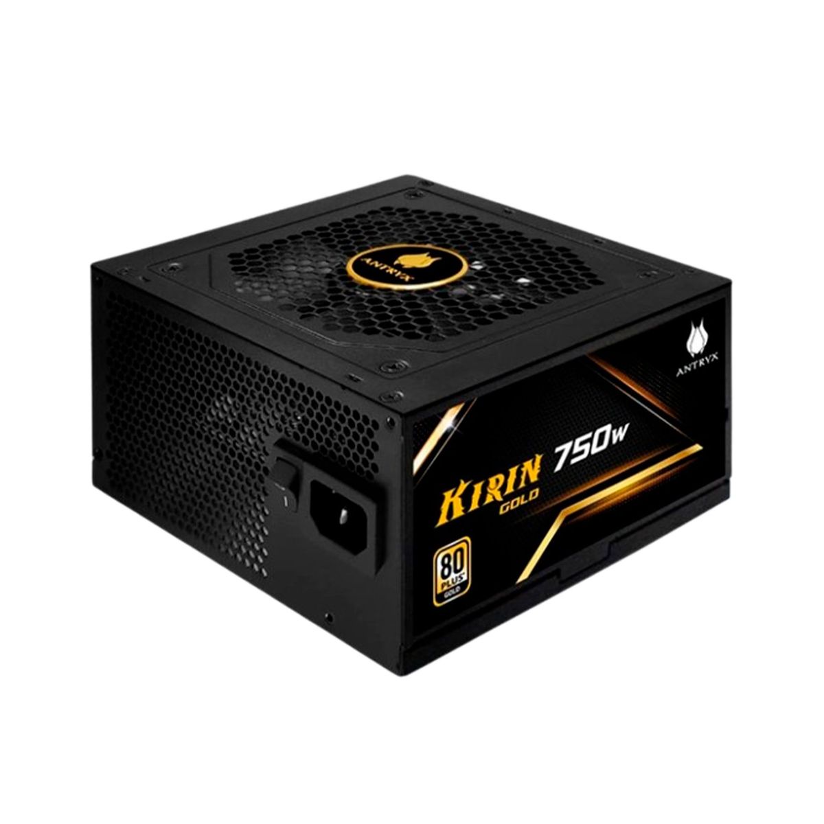 ANTRYX - FUENTE ANTRYX 750W KIRIN 80 PLUS GPX750S NEGRO GOLD PN GPX750S