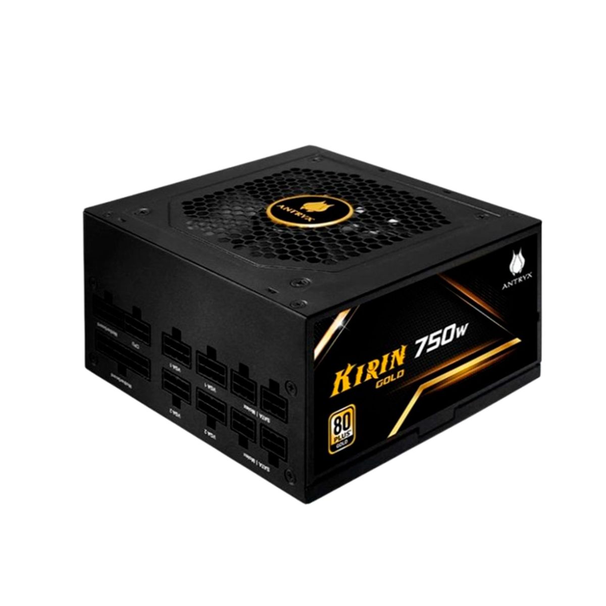ANTRYX - FUENTE ANTRYX 750W KIRIN 80 PLUS GPX750S NEGRO GOLD PN GPX750S